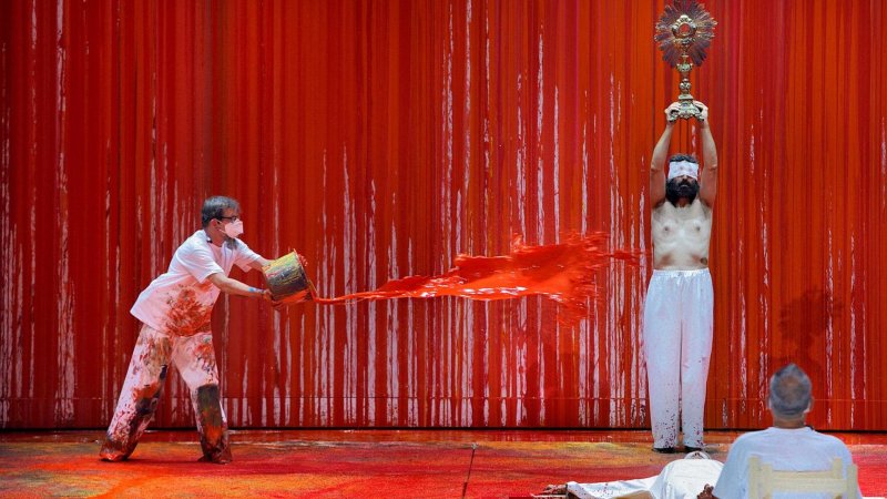 Hermann Nitsch, Walküre, 2021, stage production