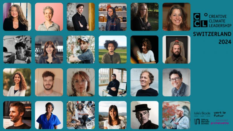 Collage des photographies des participants du premier programme Creative Climate Leadership (CCL)