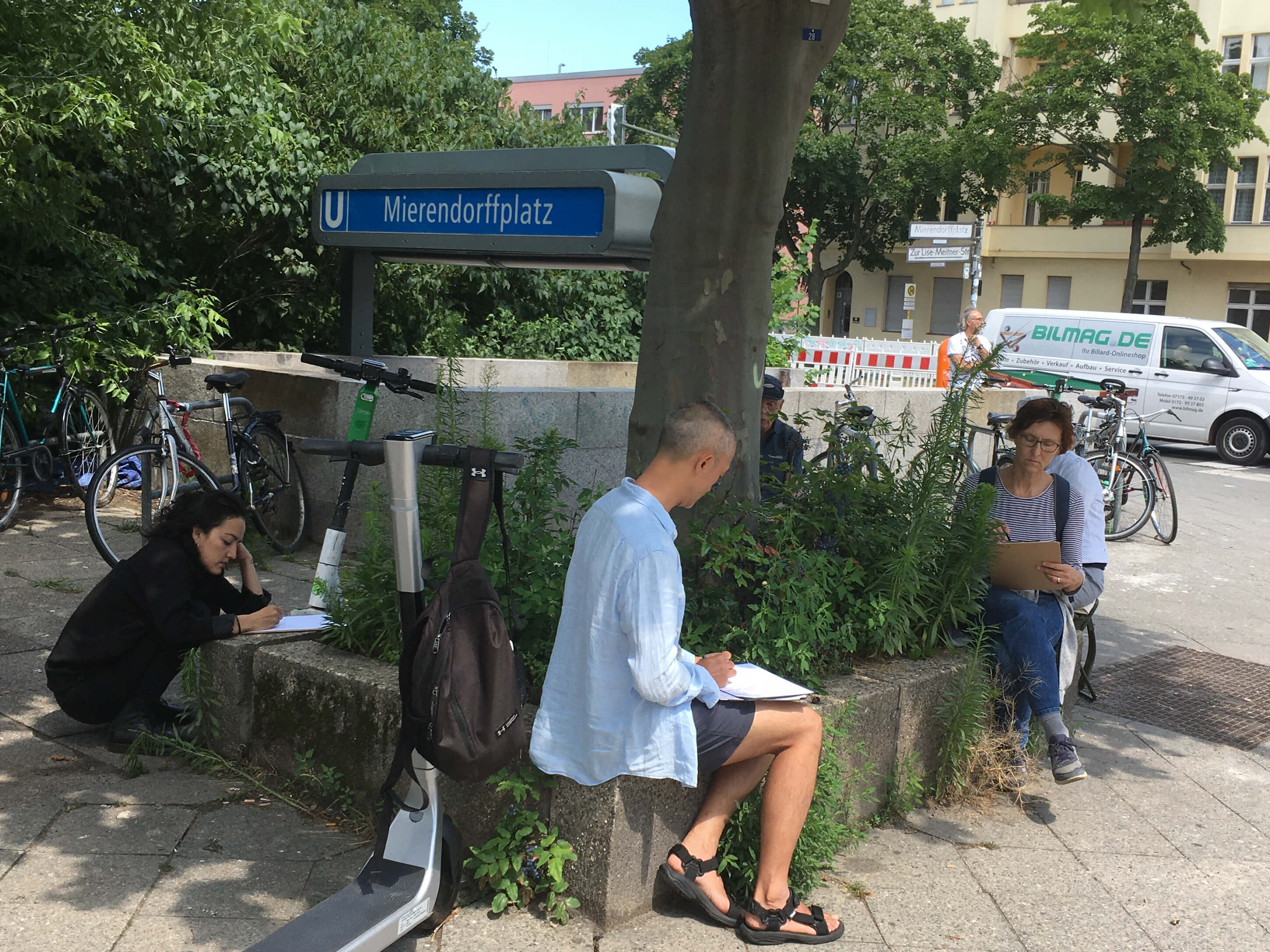 Aktivierung der Anweisung des Künstlers Zheng Bo, Berlin