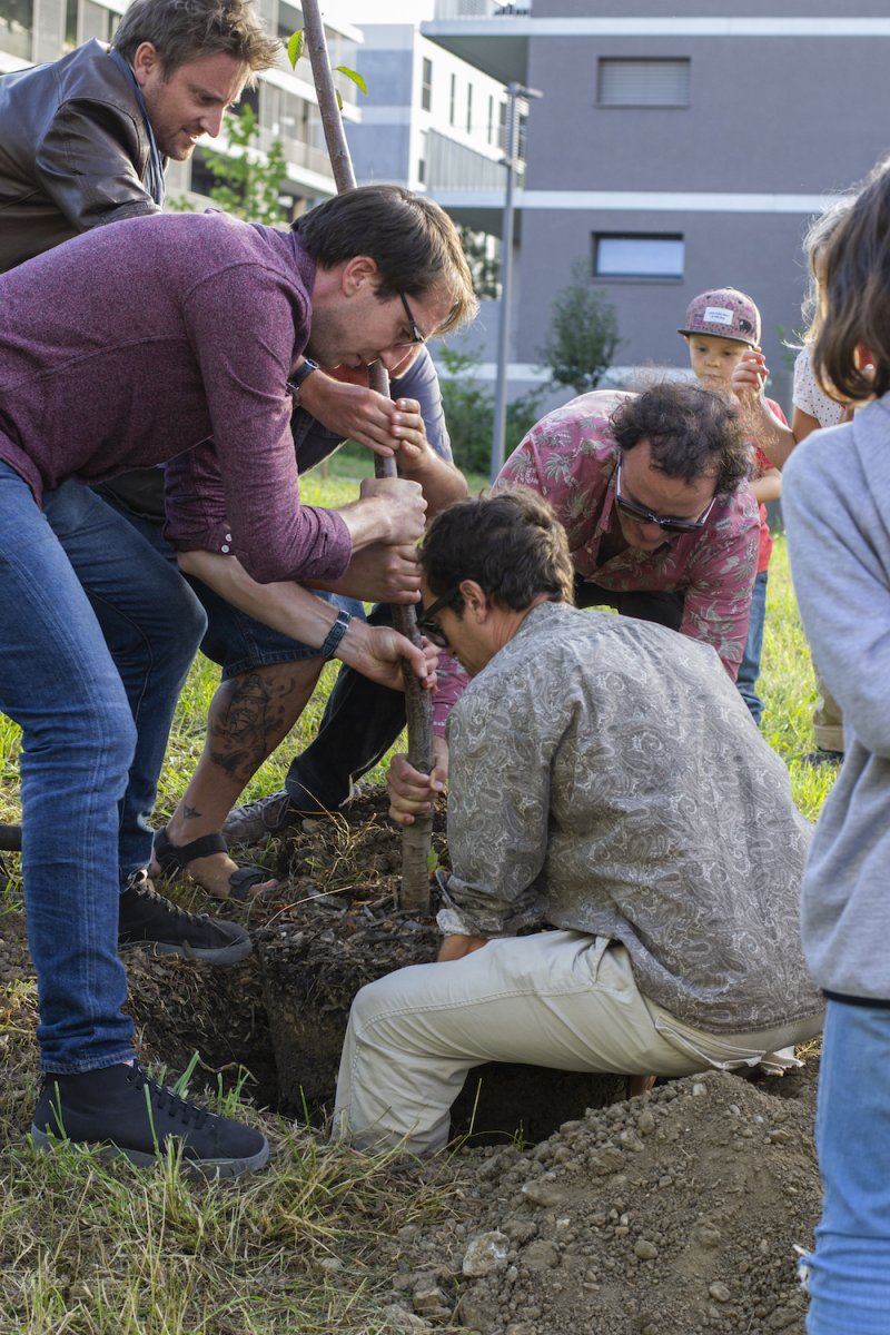 Tree planting and curatorial tour with urban diversity expert Olivier Chatelain