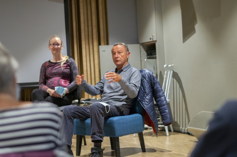 Gesprächsrunde zur urbanen Biodiversität Esther Um, Pierre-Alain Tschudi, Ann-Kathrin Audren, Werner Zapf